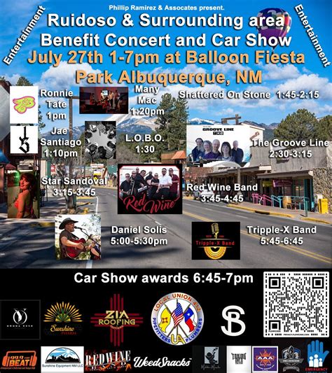 Ruidoso and surrounding area benefit concert and car show, Balloon ...