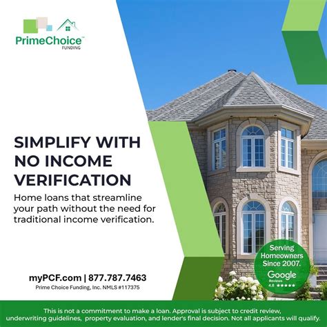 Simplify Your Path with No Income Verification Home Loans | Prime ...