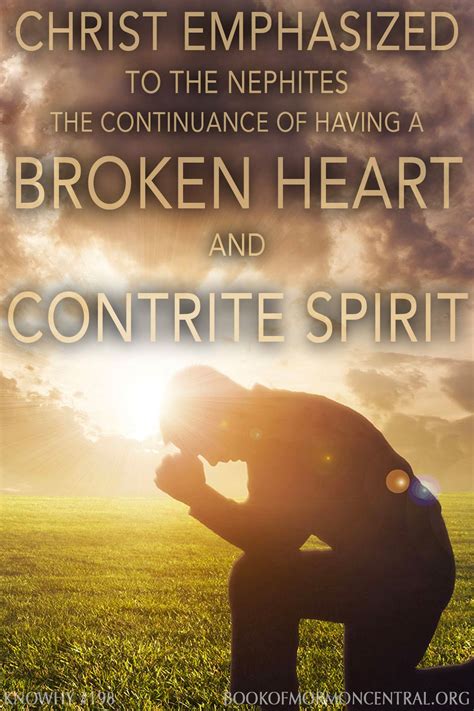 Why did jesus tell all people to sacrifice a broken heart and a ...