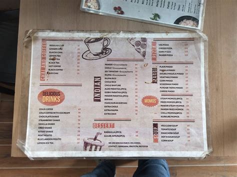 Menu at CCR - The Carlsberg Cafe And Resturant, Bhopal
