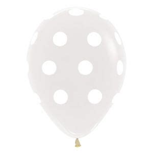 Globos transparentes lunares blancos - Barullo.com