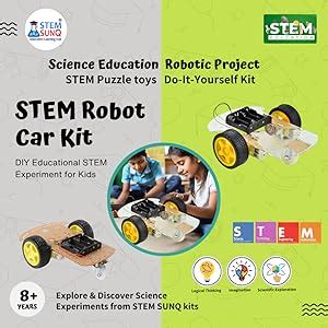 Buy STEM DIY Two Wheel STEM Robot Bot Smart Car Chassis Kit with Speed ...