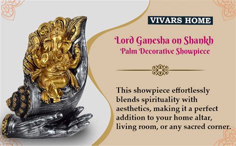 Buy VIVARS Lord Ganesha Decorative Showpiece | Lord Ganesha Statue for ...