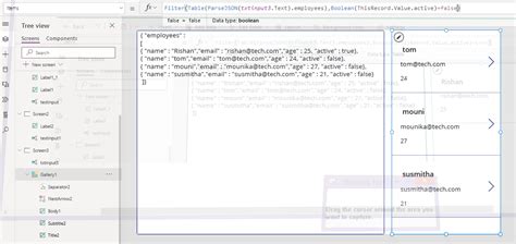 Power Apps Hierarchy Tree Using JSON 的图像结果