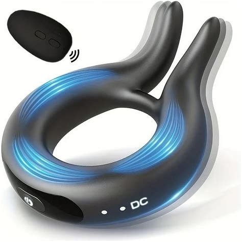 Vibrating Cock Ring, Penis Rings with 10 Vibration Modes,Rabbit Design ...