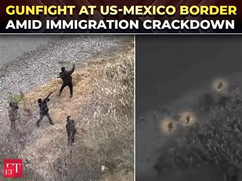 On cam: Mexican cartel exchange fire with US border patrol agents amid ...