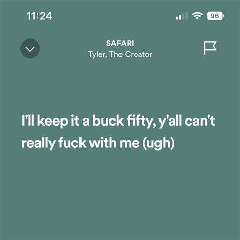 Why does Tyler say “buck fifty” in his songs? what does it mean? : r ...