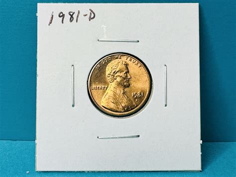 1981-D Lincoln Memorial Cent - For Sale, Buy Now Online - Item #829825