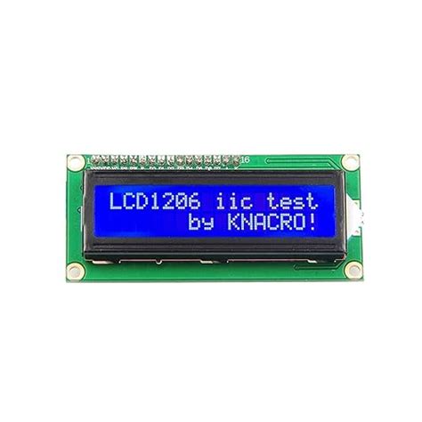 Buy KNACRO IIC I2C TWI 1602 Serial Blue Backlight LCD Module for ...
