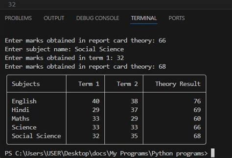 Image result for Python Marks Processing Reference Example