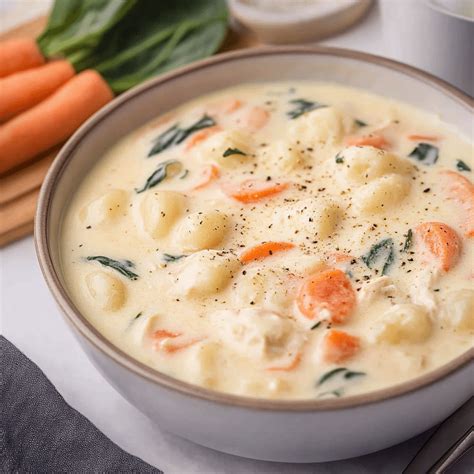 Creamy Chicken Gnocchi Soup - Clara quick dinners
