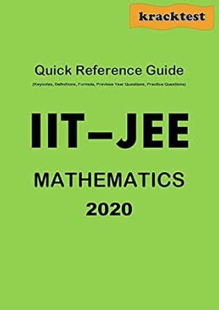 Quick Reference Guide For IIT-JEE Mathematics (2020) eBook : Experts ...