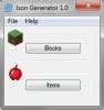Image result for Minecraft JSON Generator