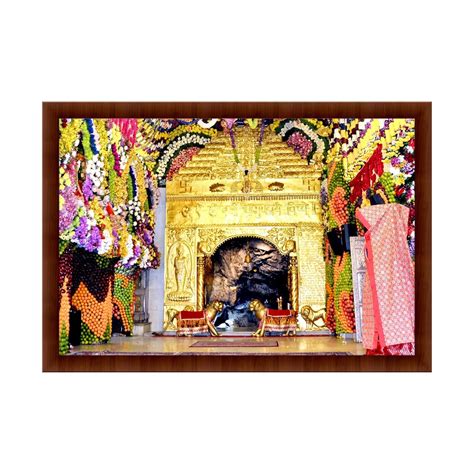 Ma Vaishno Devi Wall Photo Frame A3 Size (12x18 Inch) with Protection ...