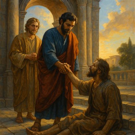 Acts 3:1 Artwork | Bible Art