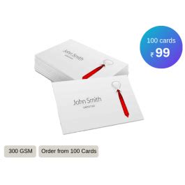 300 GSM Visiting Cards