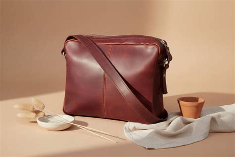 Celtic Buff Premium Leather Compact Shoulder Satchel Bag For Men ...