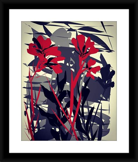 SHSWorks Digital Reprint | Wild Flowers | Framed Wall Art Canvas ...