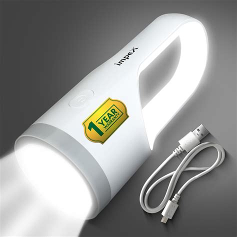 Impex Rechargeable Emergency Light Lumin A0 with Brightness Control ...
