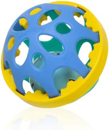 innovitoy 1 Pc Biggie Ball Rattle Toys for Babies 0-6 Months | New Born ...