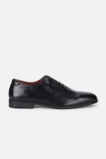 Louis Philippe Formal Shoes, Men Black Leather Lace Up Shoes for ...