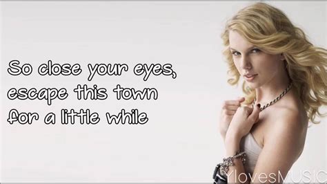 Taylor Swift - Love Story (Lyrics) in 2020 | Story lyrics, Taylor swift ...