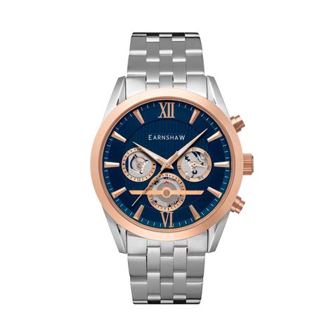 Earnshaw Smith Multifunction Calendar Rosy Blue – The Watch Factory