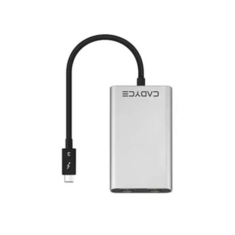 Cadyce CA-T3HD Thunderbolt™ 3 to Dual HDMI Adapter - tpstech.in