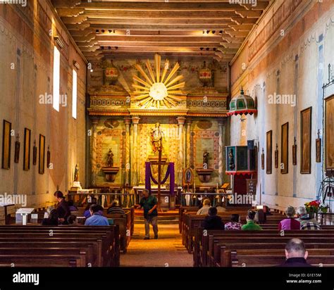 Mission San Miguel de Arcangel in San Miguel California in the Paso ...
