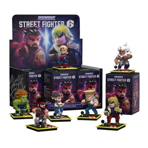 Mighty Jaxx Capcom Street Fighter Series Pixel Style 3.1" Blind Box ...