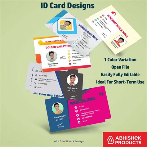 2/6 CorelDraw 11 Company ID Card Templates | 100 Editable Designs India ...