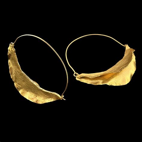 Stylish Poko Textured Hoop Earrings SOKU#7689 – Soku Creation