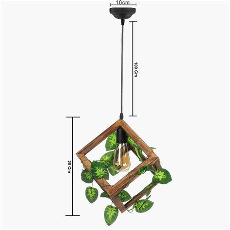 Buy HOMESAKE Wooden Ceiling Lamp from Homesake at just INR 2398.0