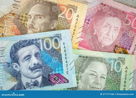 Peru Currency, Peruvian Soles Money, Various Banknotes, Financial and ...