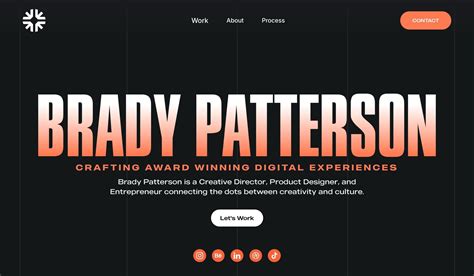 21 Lovely Black and Orange Website Designs
