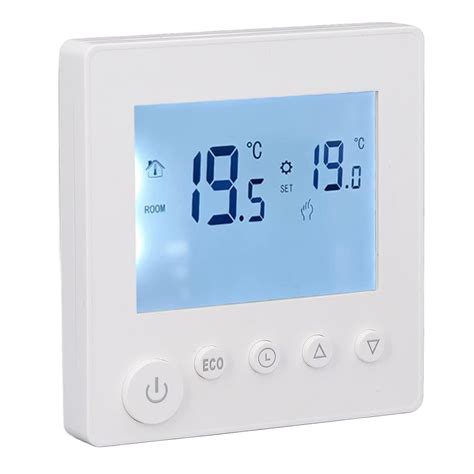Thermostat for Home, LCD Display Non Programmable Digital Thermostat 0 ...
