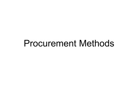 Image result for Methods for Procurement Picture