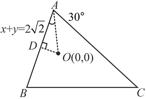 The centroid of an equilateral triangle is origin. If the two vertices ...