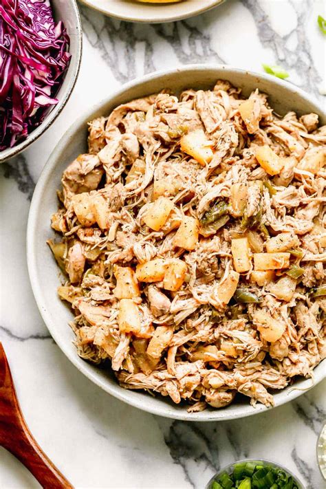 Jerk Chicken Tacos {Slow Cooker Recipe!} - WellPlated.com