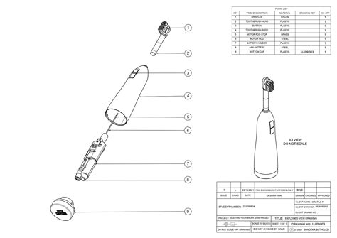 Image result for Toothbrush Syntactic Exploded-View