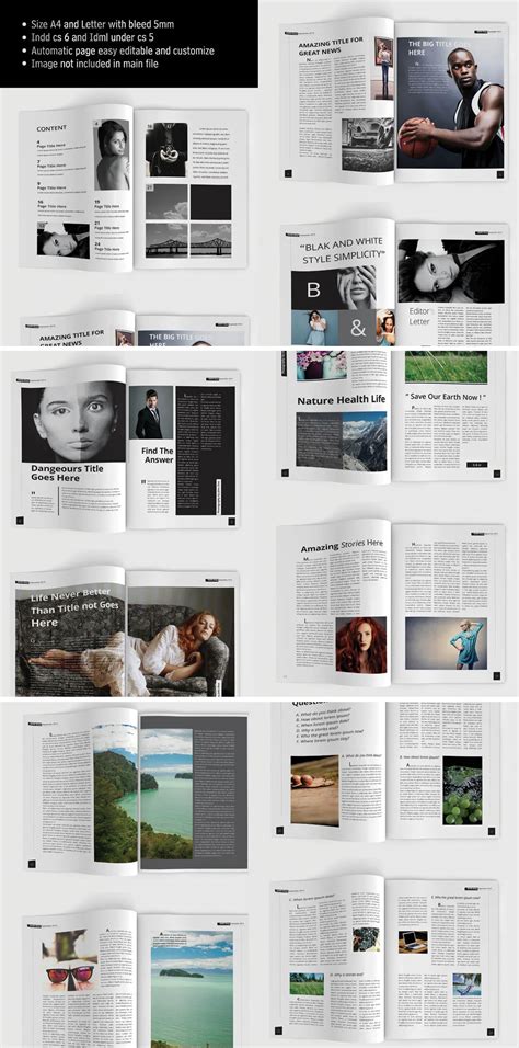 Image result for One Page Magazine Layout