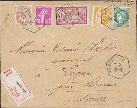 Timbre à date des recettes auxiliaires urbaine au type D4