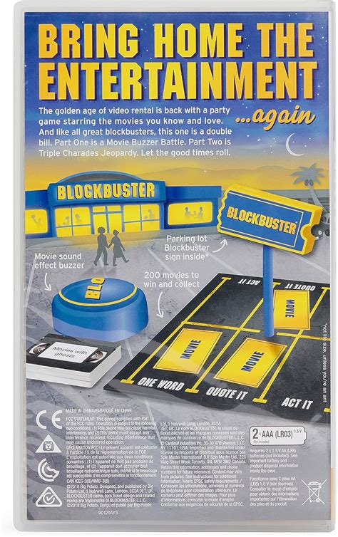 Big Potato The Blockbuster Game: A Movie Party Game for the India | Ubuy