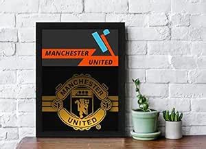 Interio Crafts Manchester United Football Club Logo Framed Poster(Frame ...