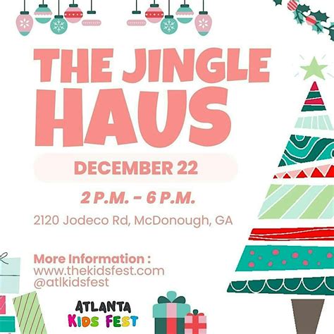 The Jingle Haus: ATL, Events At 2120, McDonough, 22 January 2025 ...