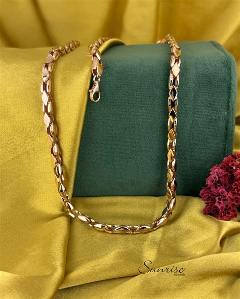 ROSE GOLD MEN'S CHAIN – Sunrise Silversmiths