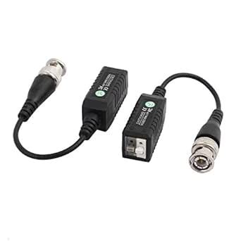 3NH® 2pcs BNC-M UTP Twisted Passive HD Video Balun Transceiver for CVI ...