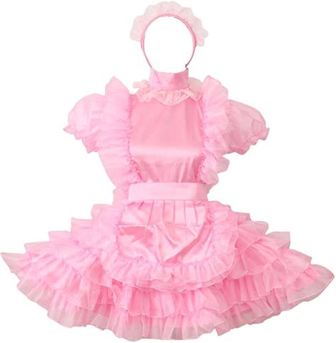 GOceBaby Women Lockable French Maid Pink Satin India | Ubuy