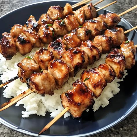 Teriyaki Chicken Skewers - Perfect Grilled Recipe - Cooking Keys