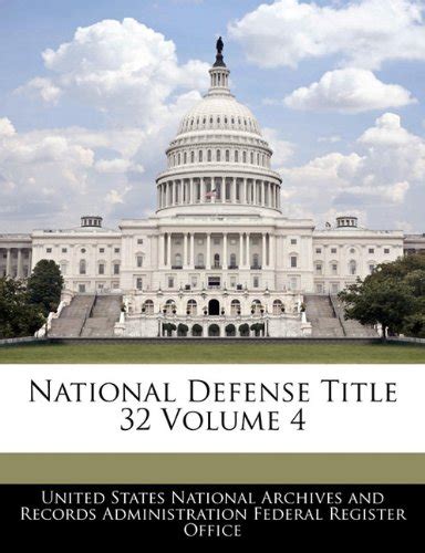 National Defense Title 32 Volume 4 : Amazon.in: Books